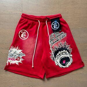 red hellstar shorts